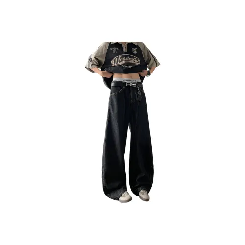 BRYAN JIMENEZ Джинсы Унисекс Черный