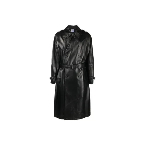 Vetements Черные Мужские Кожаные Куртки