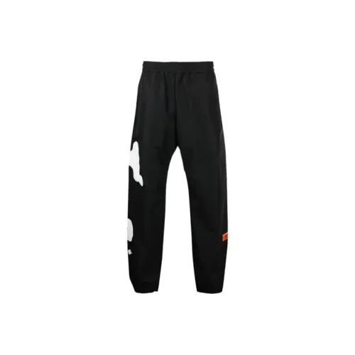 HERON PRESTON Мужские Повседневные Брюки Черные
