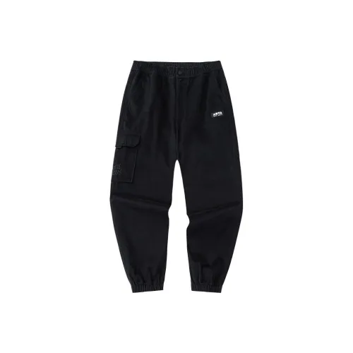 ANTA Life Collection Карго Брюки Унисекс Основной Черный