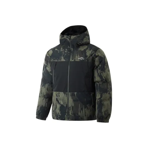 LINING Fondue Down Series Пуховик Мужской с принтом "Черный повсюду"