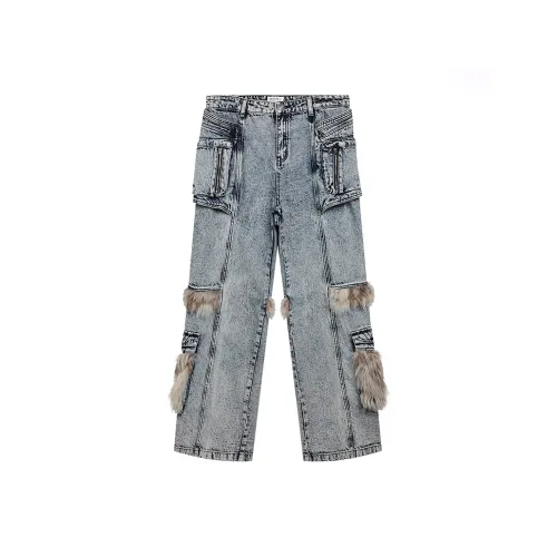 DND4DES Синие Унисекс Джинсы