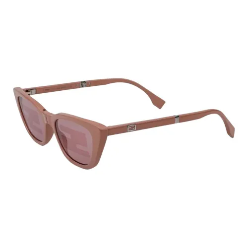 FENDI Ацетат Кошачий глаз Солнцезащитные очки Женские Розовый
