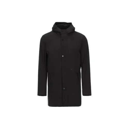 BRAUN BUFFEL Хлопковый пуховик Мужской Черный