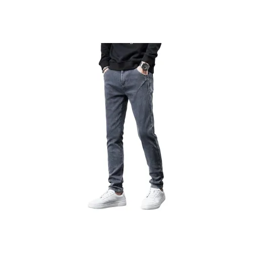 DABAISHA Gray Men's Jeans DABAISHA Серый Мужские Джинсы