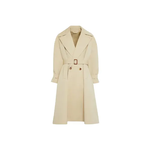 Alexander McQueen Тренчкот Мужской Светлый Бежевый