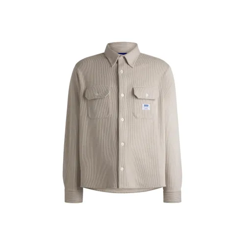 Hugo Boss FW24 Куртки и Пальто Мужской Бежевый