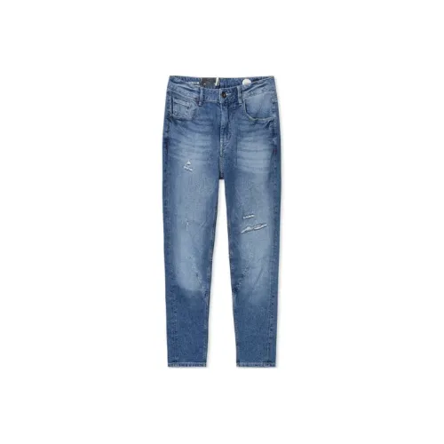 ABLE JEANS Узкие джинсы мужские вымытые светло-индиго