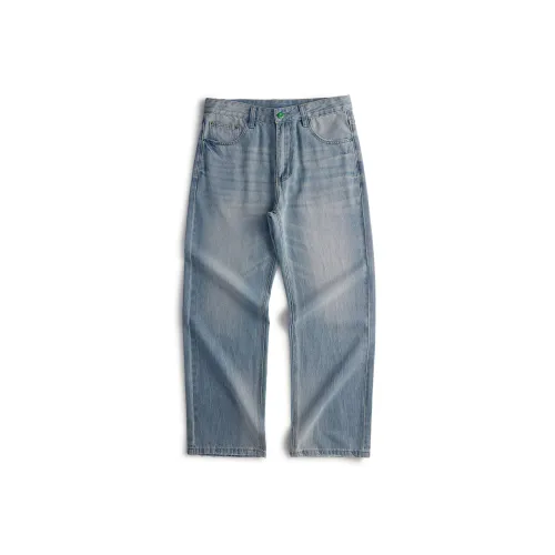 A3G4 Светло-синий Унисекс Джинсы