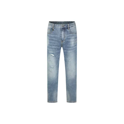FERRE SS24 Джинсы Мужские Джинсовый Синий