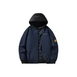 Темно-синий, синий (с капюшоном, пуховая подкладка)