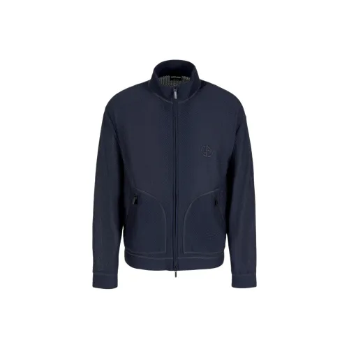 GIORGIO ARMANI SS24 Куртки и Пальто Мужской Ночной Синий