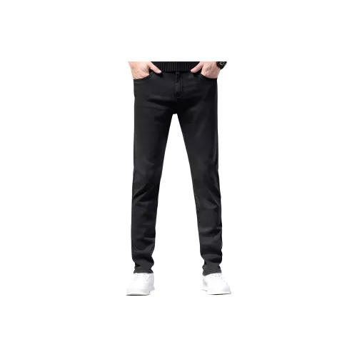 SUNDANCE Мужские черные джинсы