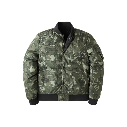 Timberland Хлопковый пуховик Мужской Камуфляж