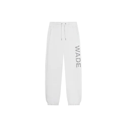 Подкладка Wade Collection Белый Мужские Вязаные Тренировочные Штаны