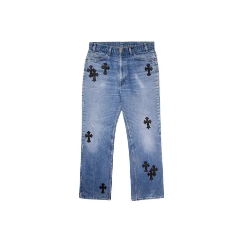 Chrome Hearts Blue Men's Jeans Chrome Hearts Синий Мужские Джинсы