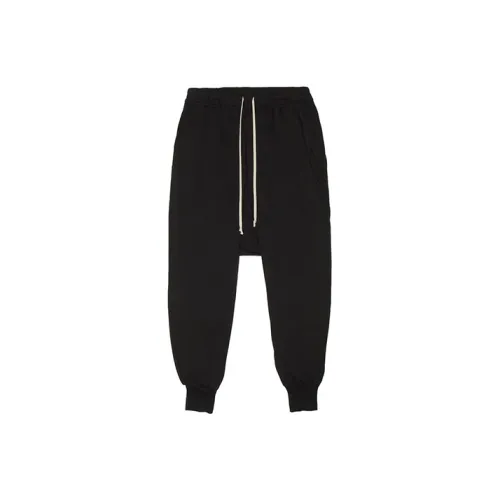 Rick Owens DRKSHDW Черные Мужские Вязаные Спортивные Штаны