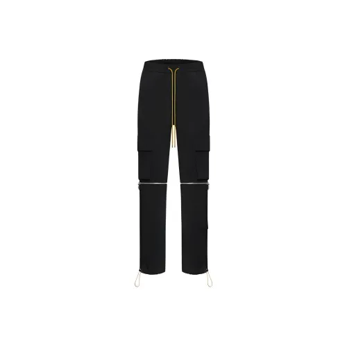 RHUDE Мужские Повседневные Брюки Черные