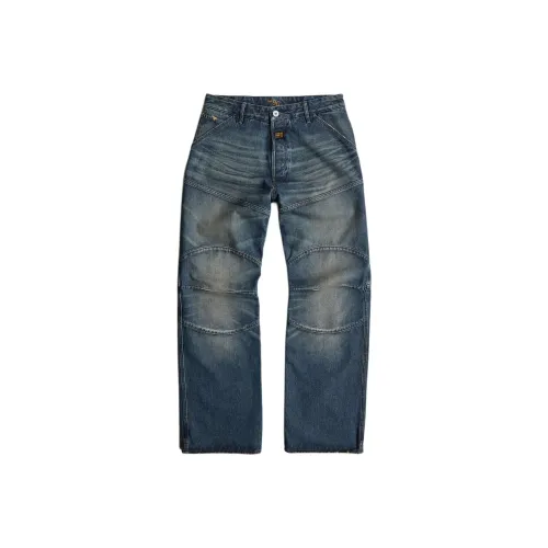 STAR RAW Джинсы Унисекс Средний Синий