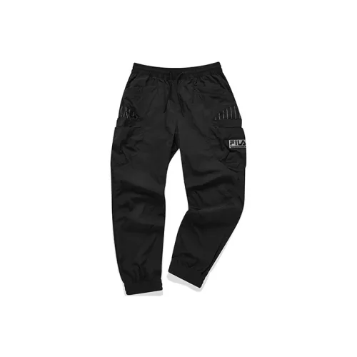 FILA FUSION X White Mountaineering Повседневные брюки Мужские Темно-черные
