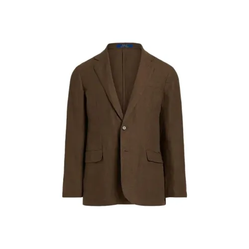 Polo Ralph Lauren Soft Modern Linen Suit Jacket Coat Jackets Coats Men's Brown