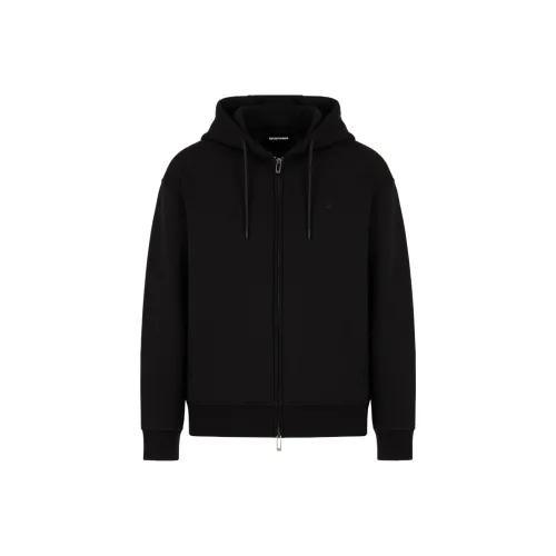 EMPORIO ARMANI SS24 Куртки и Пальто Мужской Черный