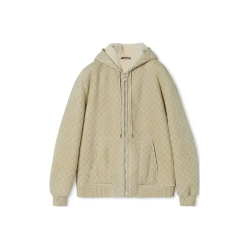 GUCCI SS25 Куртки и Пальто Мужской Светлый Бежевый