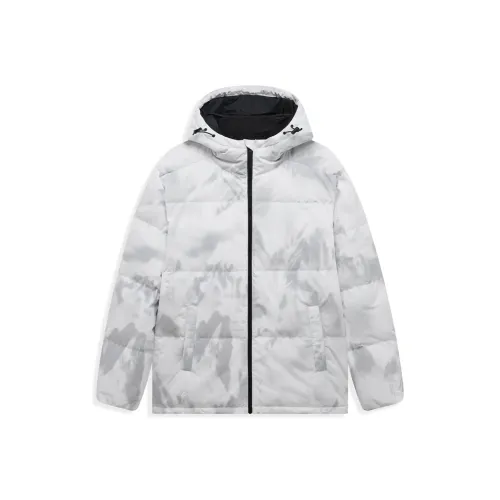 XTEP Пуховик Мужской Винтажный Белый