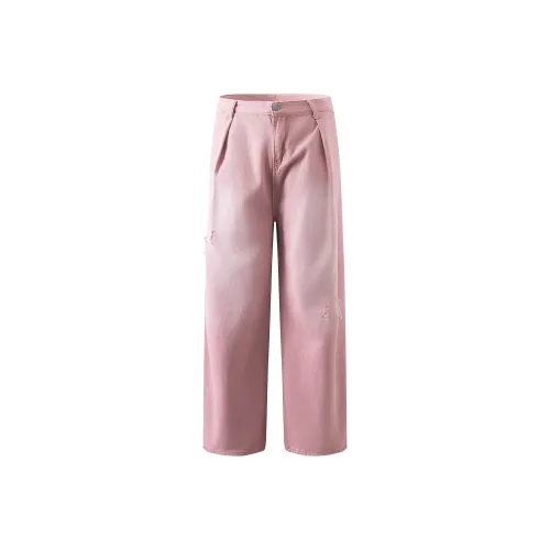 SCRM Розовые Унисекс Джинсы