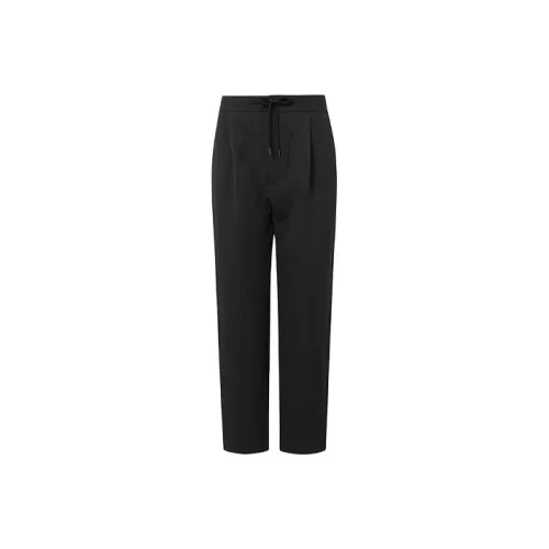 EMPORIO ARMANI Темно-серые мужские повседневные штаны