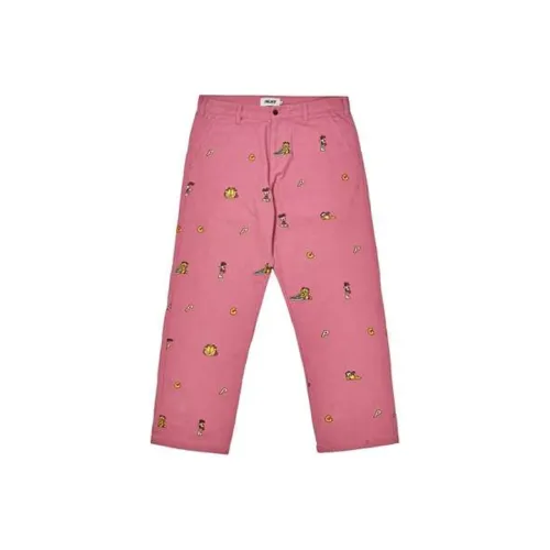 Дворцовый розовый унисекс повседневные брюки