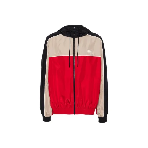 Golden Goose SS24 Куртки и Пальто Мужской Розовый Красный