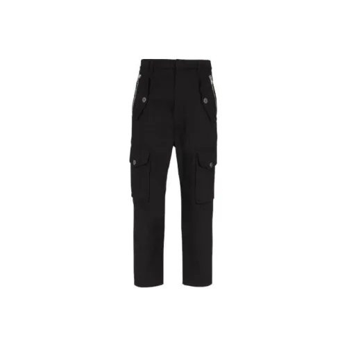 BALMAIN Мужские карго-брюки черного цвета