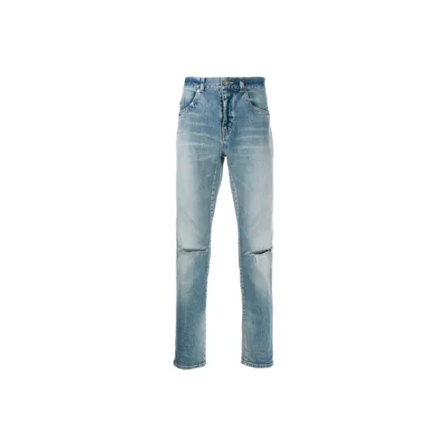SAINT LAURENT Blue Men's Jeans SAINT LAURENT Синий Мужские Джинсы