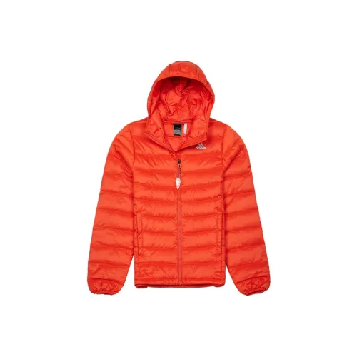 Adidas Пуховик Мужской Оранжевый Красный