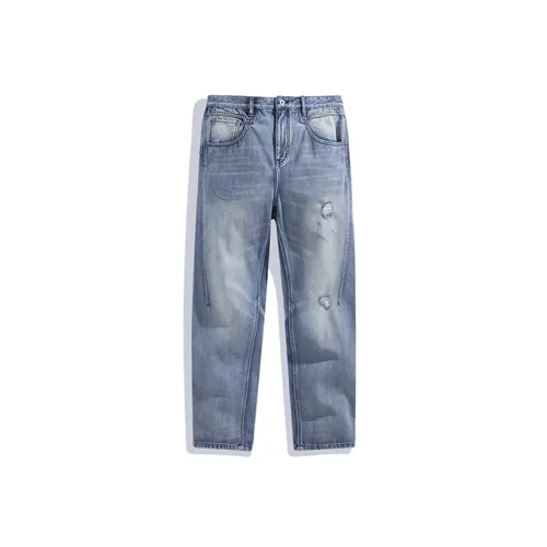 PEACEBIRD MEN Джинсы Blue Party 1 Loose Fit Straight Fit Мужские Джинсы