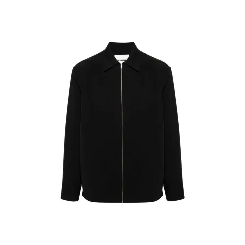 JIL SANDER Мужские черные куртки