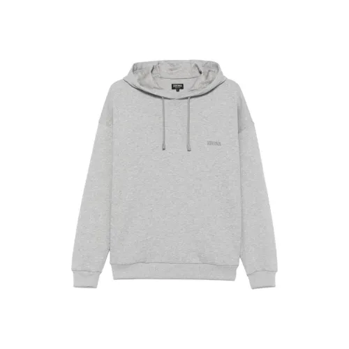 Ermenegildo Zegna Серый Мужской Свитшот