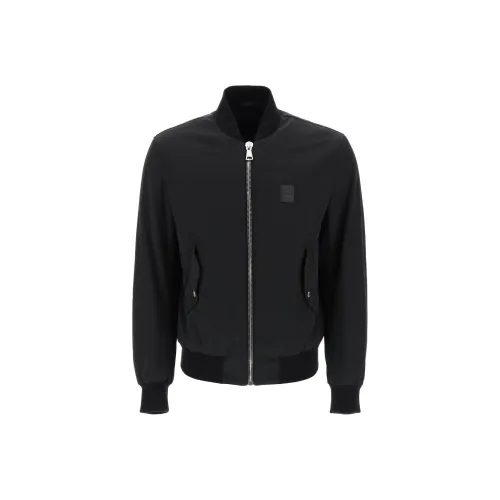 BALMAIN SS24 Куртки и Пальто Мужской Черный