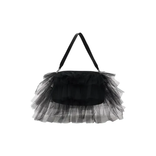 SIMONE ROCHA Шелковая сумка через плечо женская черная