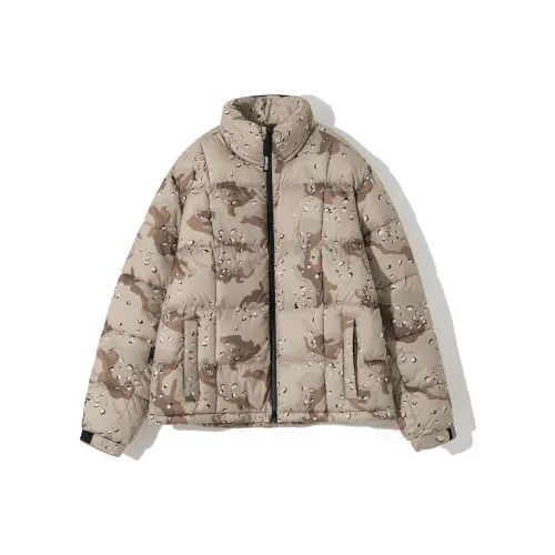 New Era Хлопковый пуховик мужской хаки