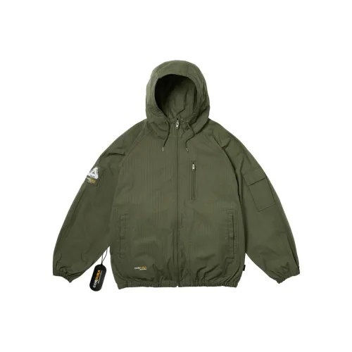 PALACE SS24 Cordura NYCO RS Куртка Куртки Пальто Унисекс Оливково-зеленый