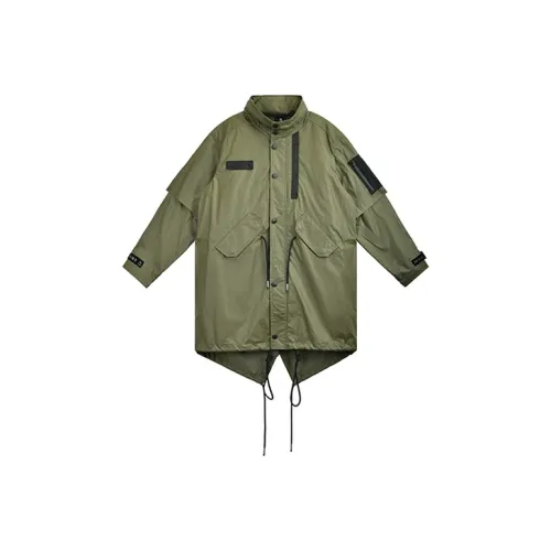 Magn Lens Пуховая куртка Мужская Оливково-зеленая