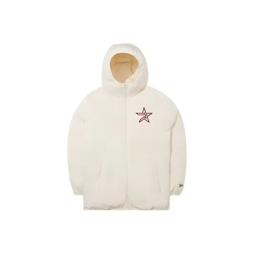 New Era Пуховик Унисекс Айвори Белый