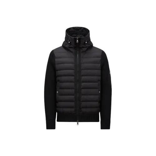 Moncler Padded Corduroy Collection Пуховик Мужской Черный
