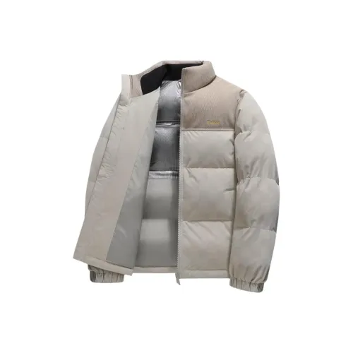 Cabbeen Хаки Мужские Пуховики