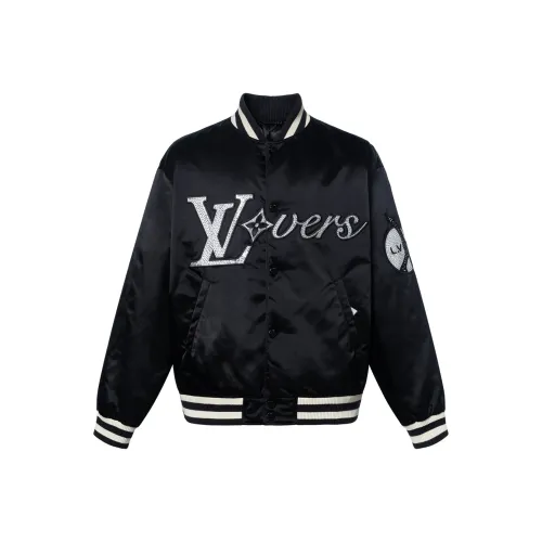LOUIS VUITTON SS24 Бейсбольная куртка Куртки Пальто Мужской Черный