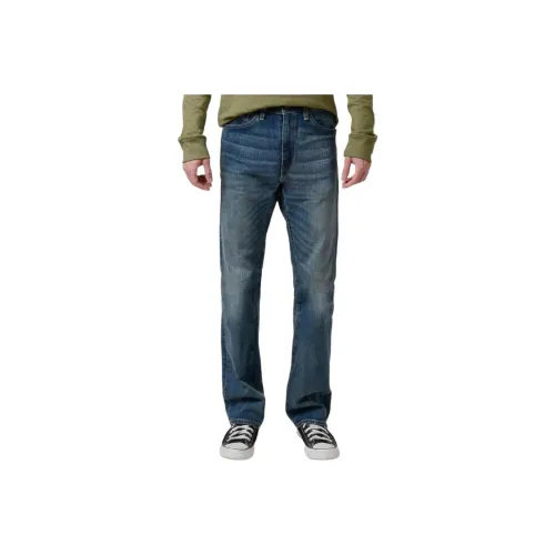 Levis Medium Blue Men's Jeans Левис Средне-синие Мужские Джинсы