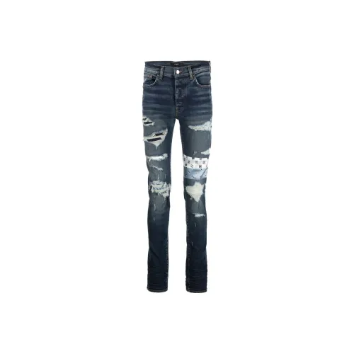 AMIRI Men's Blue Jeans AMIRI Мужские синие джинсы