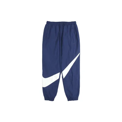 Nike Вязаные тренировочные штаны мужские темно-синие